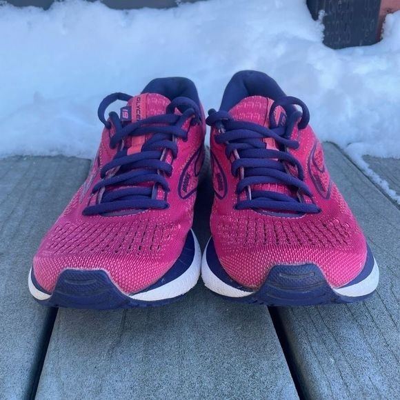 Brooks Womens Glycerin 19 Red Running Shoes Sneakers - Picture 7 of 7